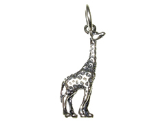Sterling Silver Giraffe Charm with Jumpring