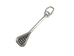 Sterling Silver Lacrosse Stick Charm with Jumpring
