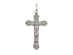Sterling Silver Crucifix Charm with Jumpring