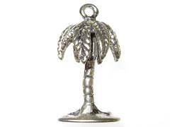 Sterling Silver Palm Tree Charm 