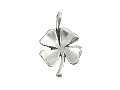 Sterling Silver 4-Leaf Clover Charm 
