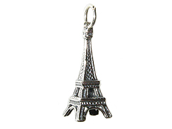 Sterling Silver Eifel Tower Charm with Jumpring