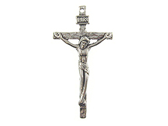Sterling Silver Large Crucifix Charm 