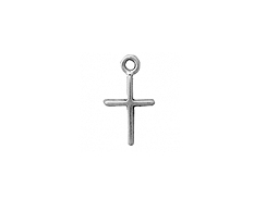 Sterling Silver Cross Charm with Jump Ring