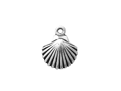 Sterling Silver Shell Charm with Jump Ring