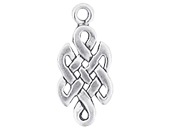 Sterling Silver Celtic Knot Charm with Jump Ring