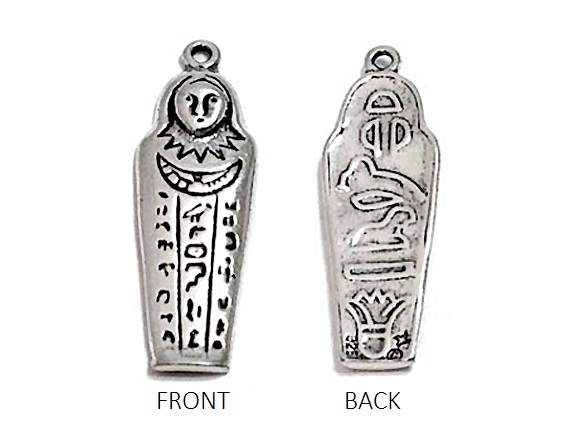Sacrophagus Sterling Silver Charm