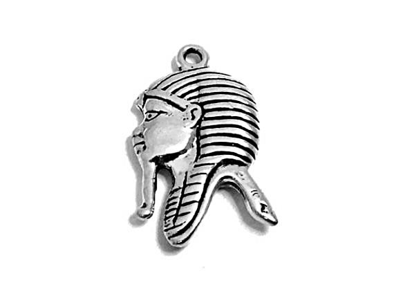 Pharoah Egyptian Mummy Sterling silver charm