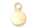 7mm Gold-Filled Flat Round Charm