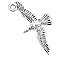 Sterling Silver Seagull Charm 