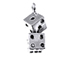 Sterling Silver Dice Charm 