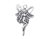 Sterling Silver Right Facing Fairy Charm 