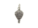 Sterling Silver Hot Air Balloon Charm with Jumpring