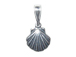 Sterling Silver Scallop Shell Charm 