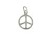 Sterling Silver Peace Sign Charm  