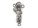 Sterling Silver  Madonna & Child Rosary Center Pendant