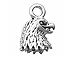 Sterling Silver Eagle Head Charm with Jump Ring