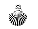 Sterling Silver Shell Charm with Jump Ring