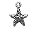 Sterling Silver Starfish Charm with Jump Ring