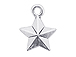 Sterling Silver 5 Point Star Charm with Jump Ring