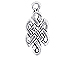 Sterling Silver Celtic Knot Charm with Jump Ring