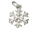 Snow Flake Sterling Silver Charm