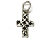 Sterling Silver Cross charm "With Jump Ring"