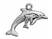 Sterling Silver Dolphin Family Charm with Jump Ring