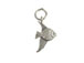 Sterling Silver Angel Fish Charm with Jumpring