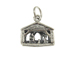 Sterling Silver Nativity Charm with Jumpring
