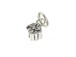 Sterling Silver Gift Box Charm with Jumpring