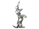 Sterling Silver Dachshund Sitting Dog Charm with Jumpring