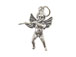 Sterling Silver Angel Playing Flute Charm with Jumpring