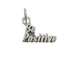 Sterling Silver Be Positive Charm with Jumpring
