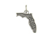 Sterling Silver Florida Shape of State Charm with Jumpring
