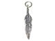 Sterling Silver Feather - One Sided Charm with Jumpring