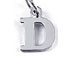 Sterling Silver Alphabet Letter Charm - D