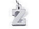 Sterling Silver Alphabet Letter Charm - Z