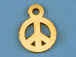 Gold-Filled Peace Sign Charm