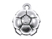 Sterling Silver Soccer Ball Charm 