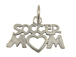 Sterling Silver Soccer Mom Charm with Jumpring