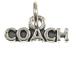 Sterling Silver Coach Charm with Jumpring