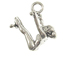 Sterling Silver Female Gymnast Trapeze Charm 
