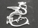 Sterling Silver Dragon - Right