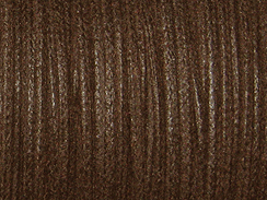 16W Waxed Cotton Cord 2mm Round Brown 288 Yards