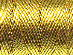 490 Feet - Gold color Metallic Thread