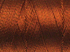 490 Feet - Rust Metallic Thread Spool