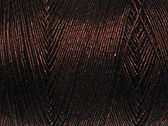 490 Feet - Dark Brown Metallic Thread Spool