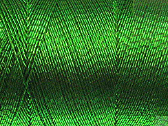 490 Feet - Green Metallic Thread Spool