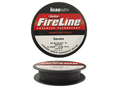 Smoke Grey FireLine Bead Thread 6LB Test - 125 Yard Spool 